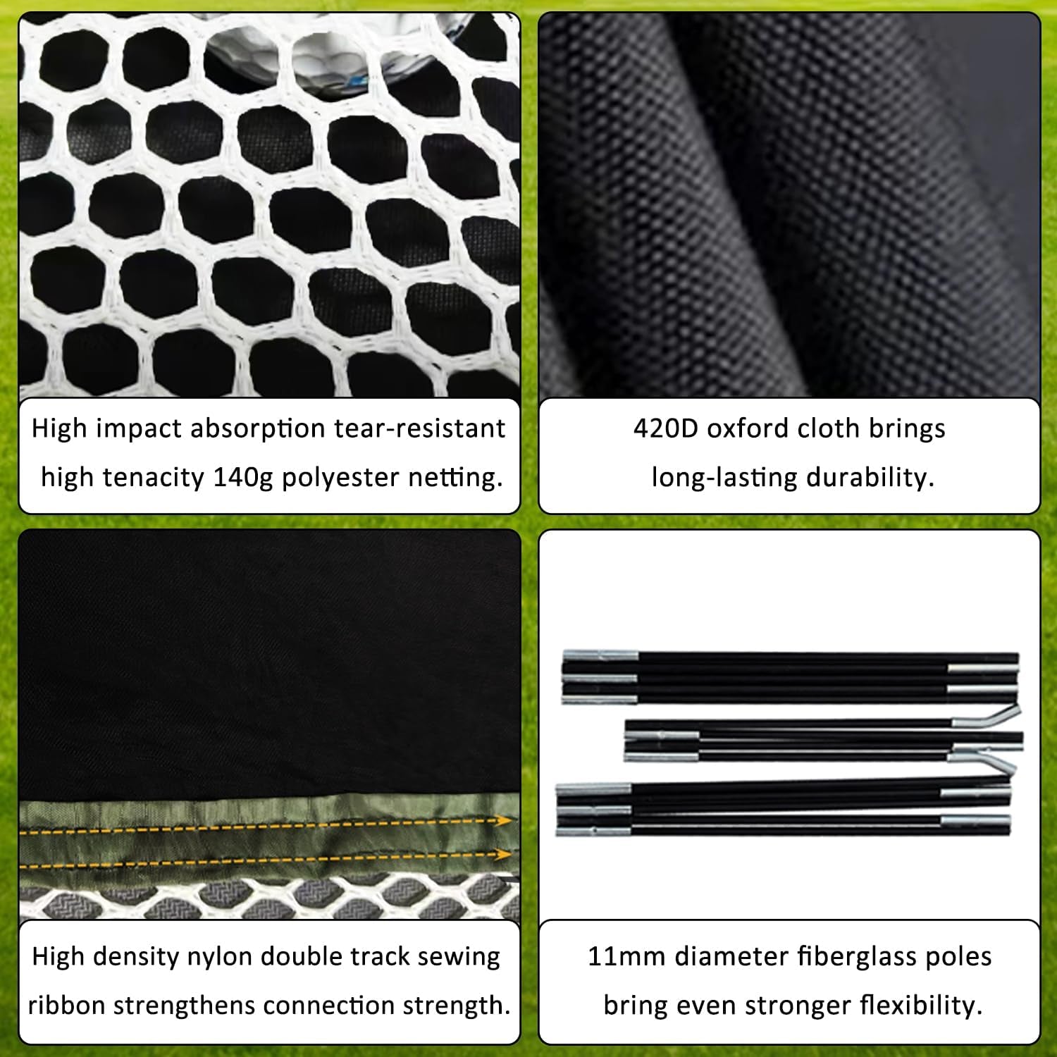 Golf Net for Backyard Practice: Hitting Net with Mat & Target – Training for Driving Chipping Swing Golf Gift for Dad Husband Men