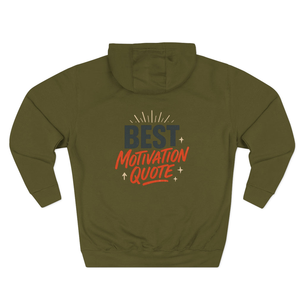 Motivational Fleece Hoodie