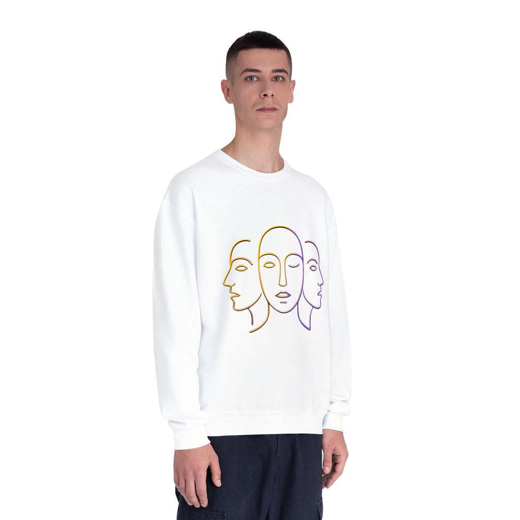 Minimalist Faces & 41 Unisex Crewneck Sweatshirt