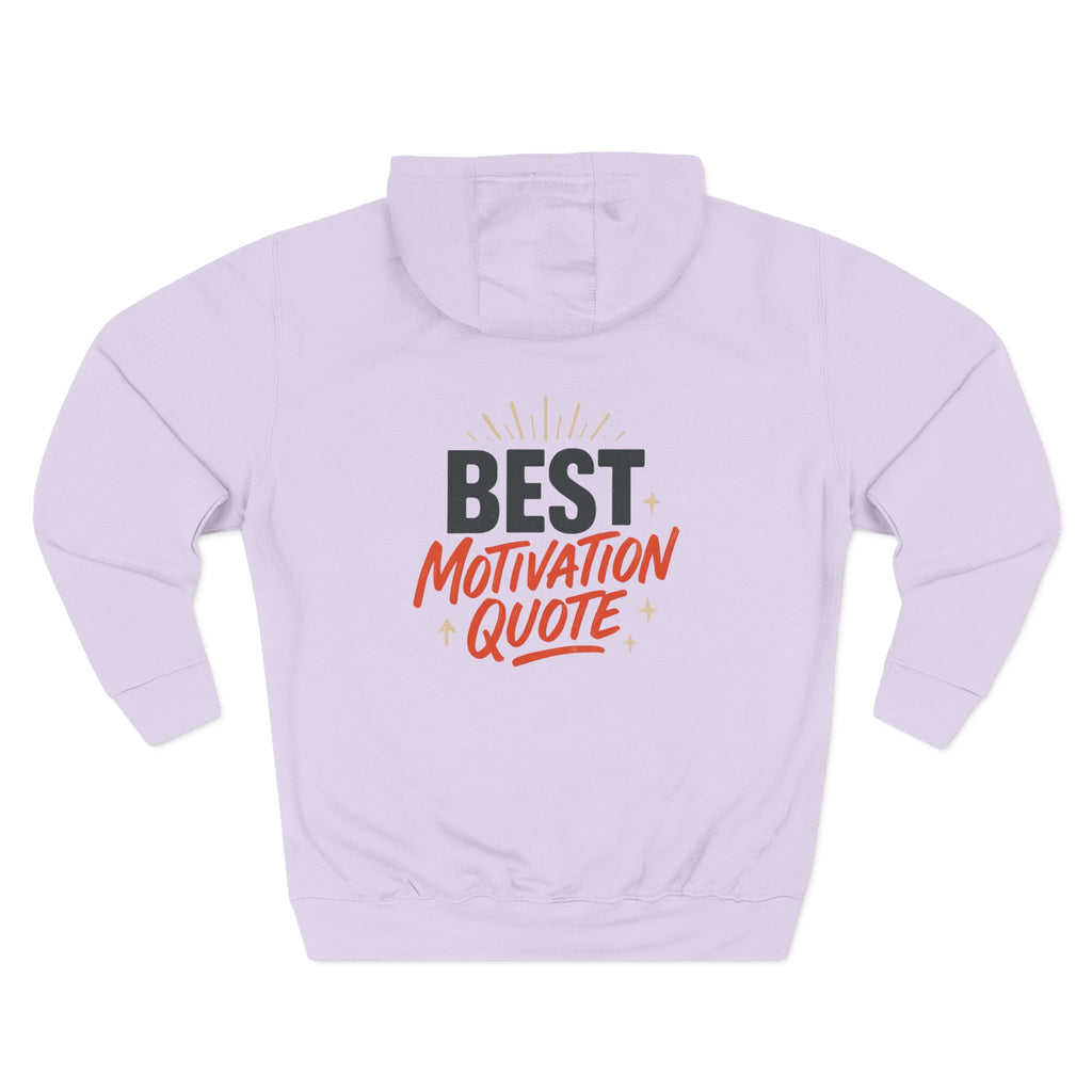 Motivational Fleece Hoodie