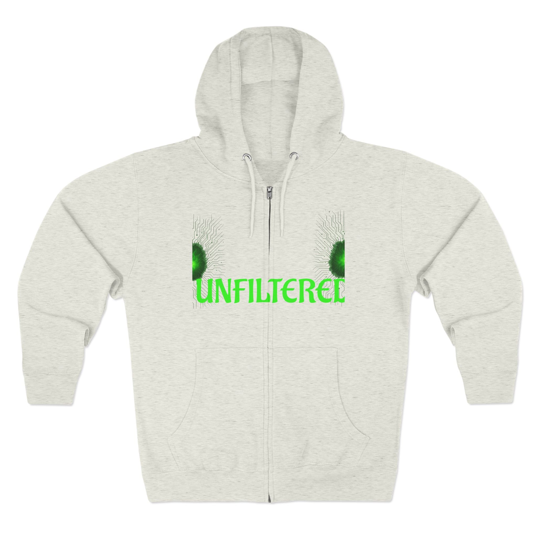 Unisex Zip Hoodie - Unfiltered Vibe
