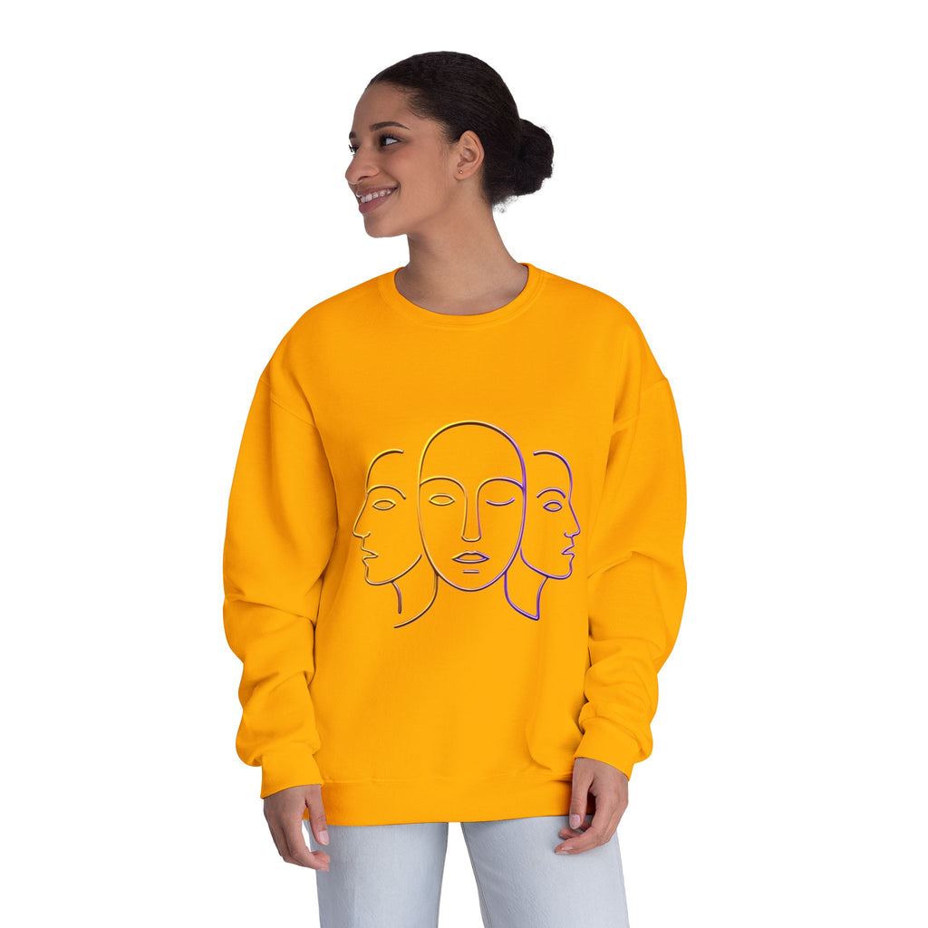 Minimalist Faces & 41 Unisex Crewneck Sweatshirt