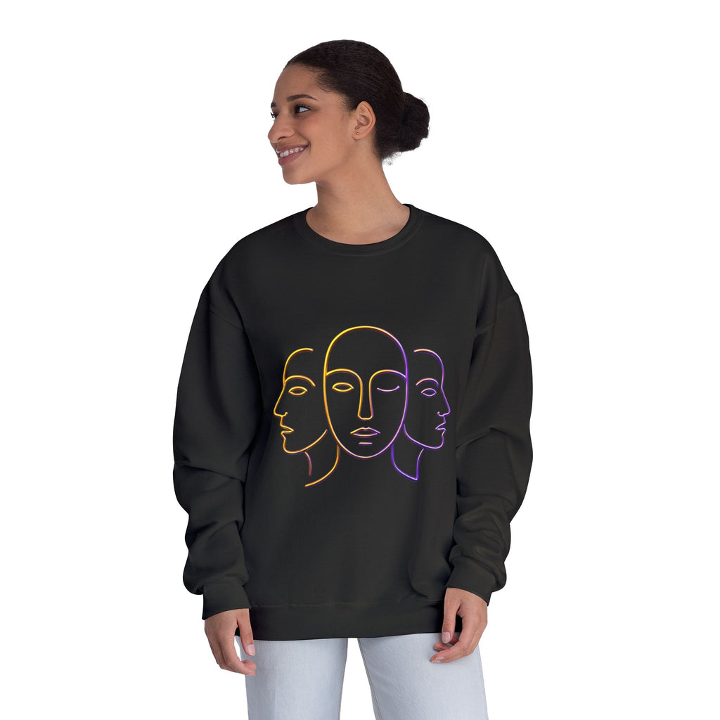 Minimalist Faces & 41 Unisex Crewneck Sweatshirt