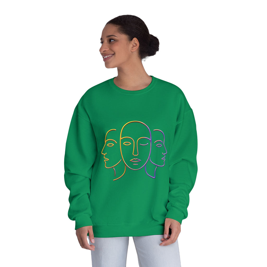Minimalist Faces & 41 Unisex Crewneck Sweatshirt