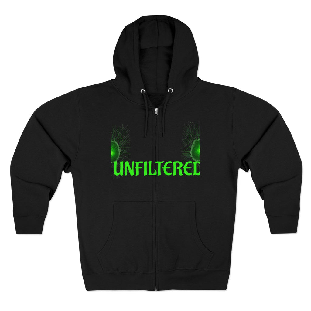 Unisex Zip Hoodie - Unfiltered Vibe