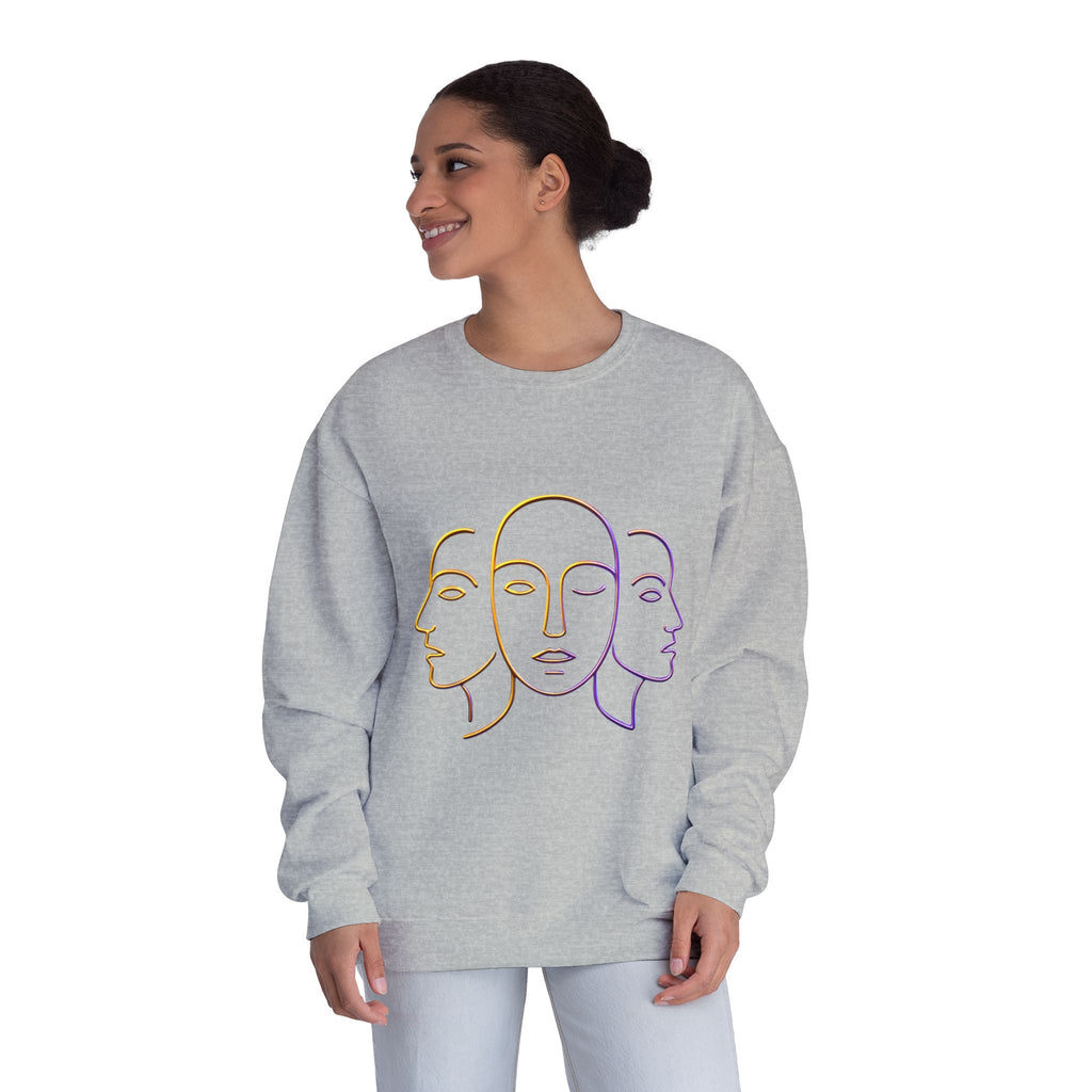 Minimalist Faces & 41 Unisex Crewneck Sweatshirt
