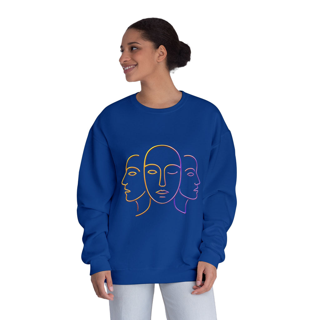 Minimalist Faces & 41 Unisex Crewneck Sweatshirt