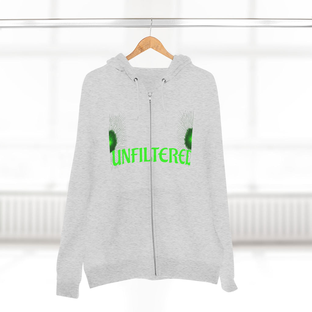 Unisex Zip Hoodie - Unfiltered Vibe
