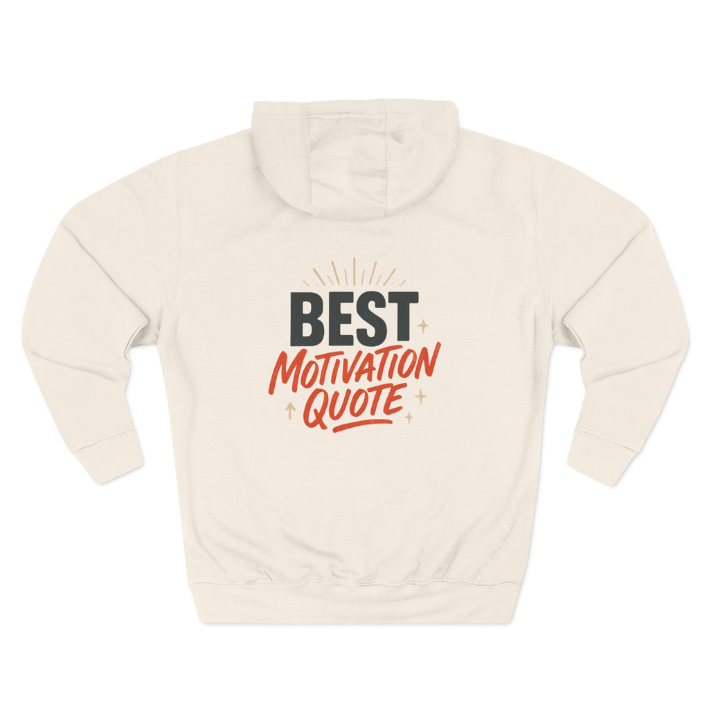 Motivational Fleece Hoodie