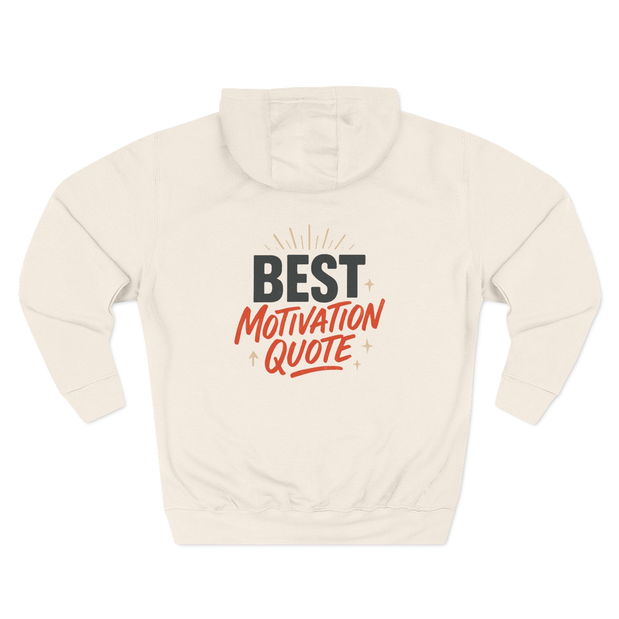 Motivational Fleece Hoodie