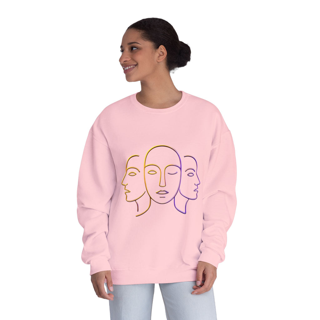 Minimalist Faces & 41 Unisex Crewneck Sweatshirt