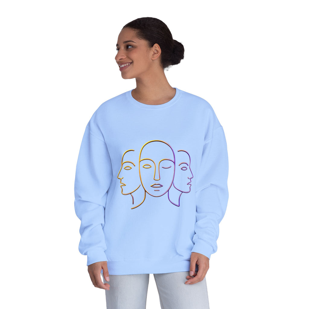 Minimalist Faces & 41 Unisex Crewneck Sweatshirt