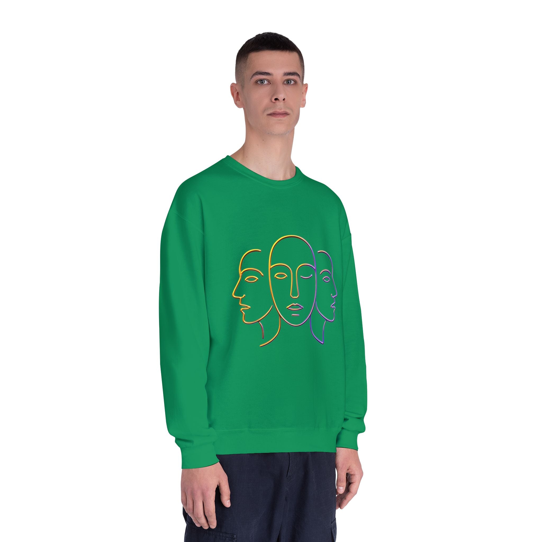 Minimalist Faces & 41 Unisex Crewneck Sweatshirt