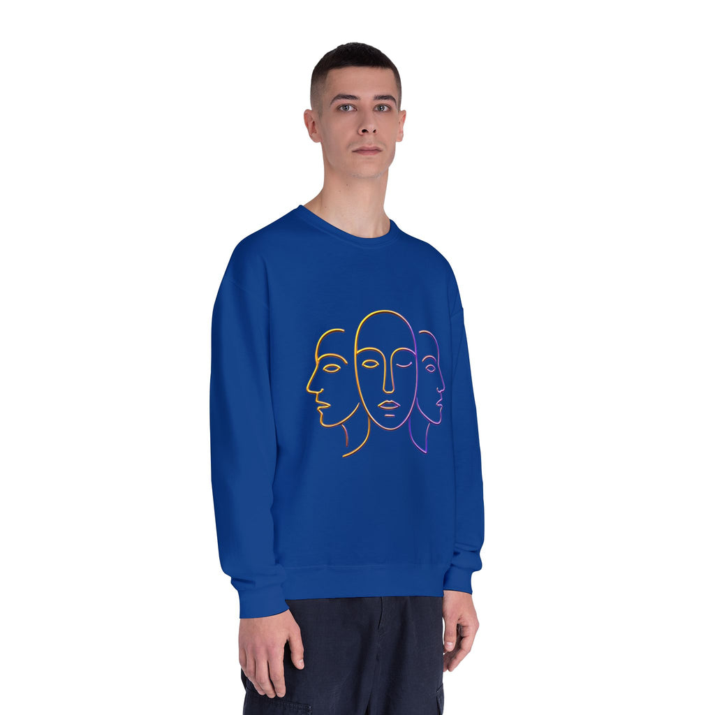 Minimalist Faces & 41 Unisex Crewneck Sweatshirt