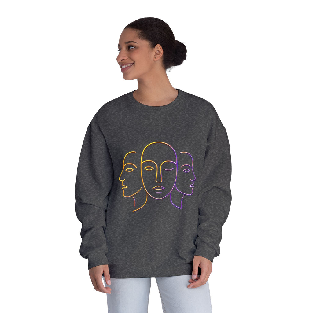 Minimalist Faces & 41 Unisex Crewneck Sweatshirt
