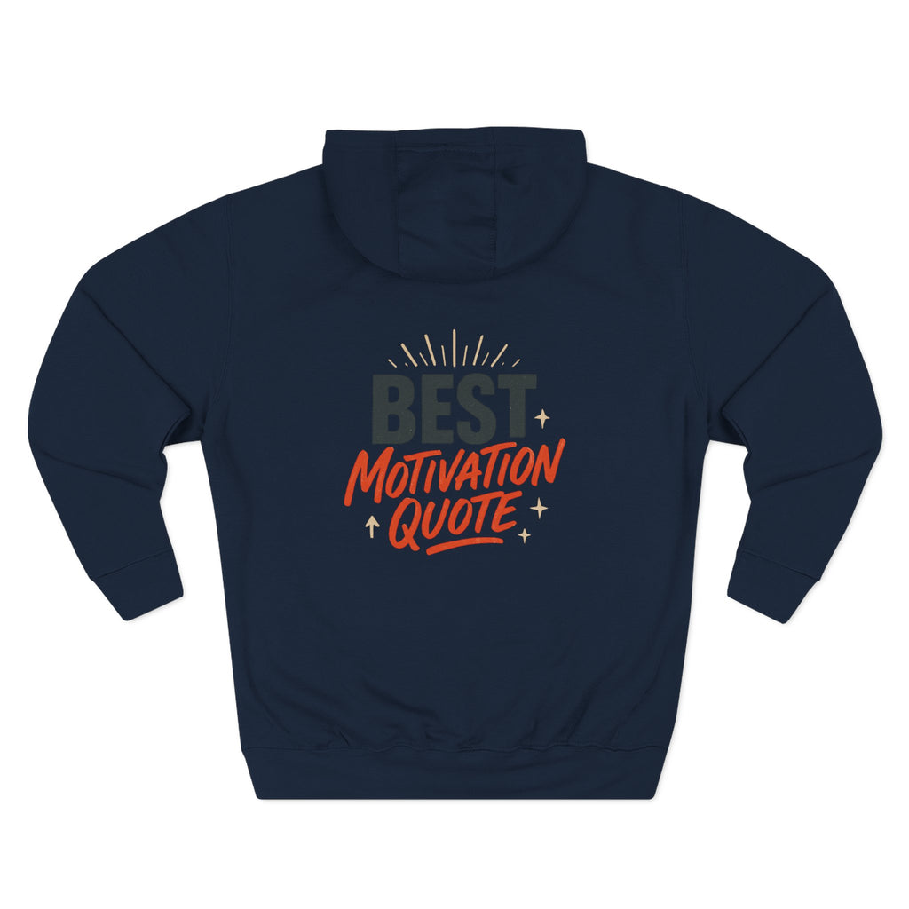 Motivational Fleece Hoodie