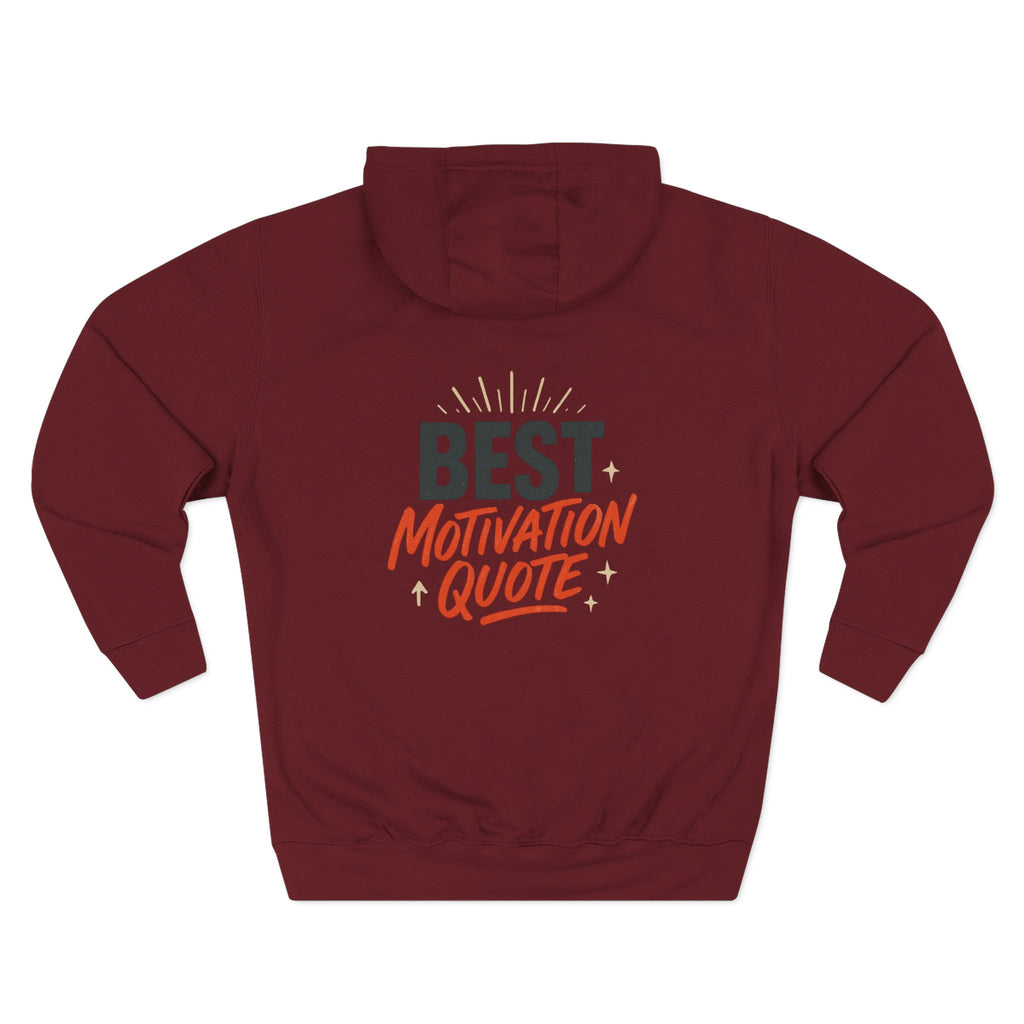 Motivational Fleece Hoodie