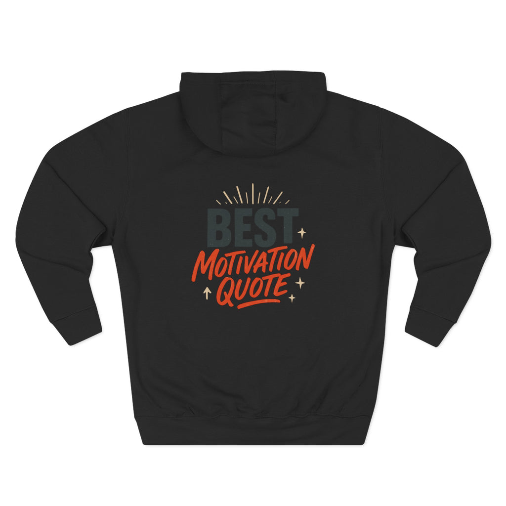 Motivational Fleece Hoodie