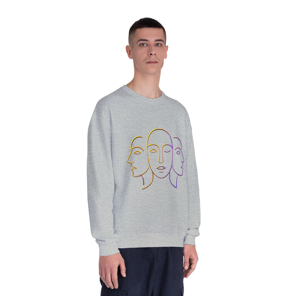 Minimalist Faces & 41 Unisex Crewneck Sweatshirt
