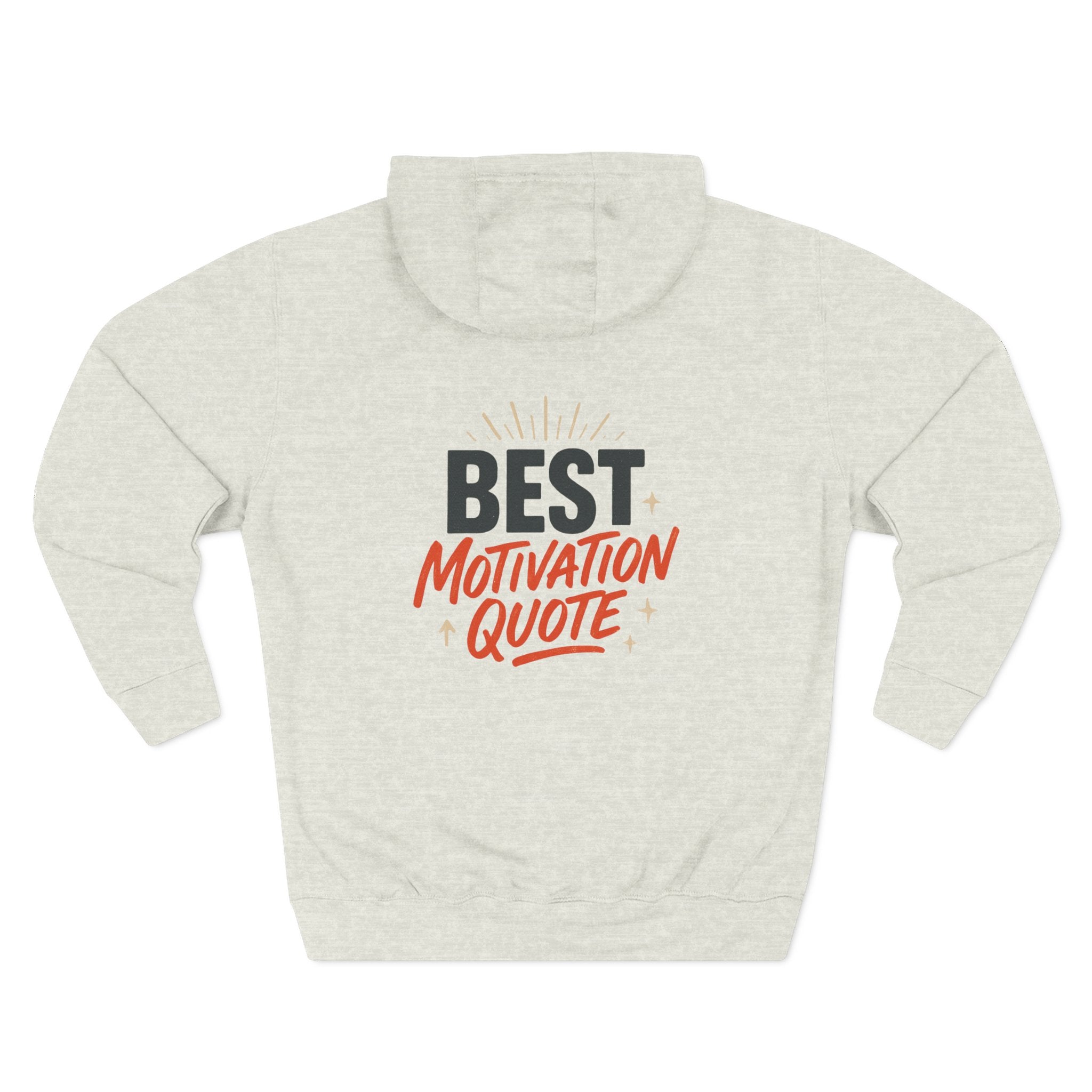 Motivational Fleece Hoodie