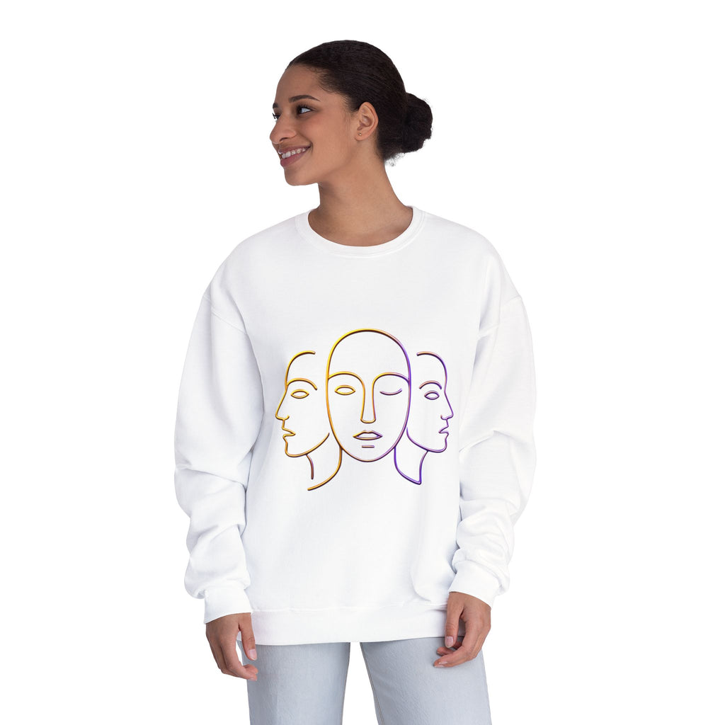 Minimalist Faces & 41 Unisex Crewneck Sweatshirt