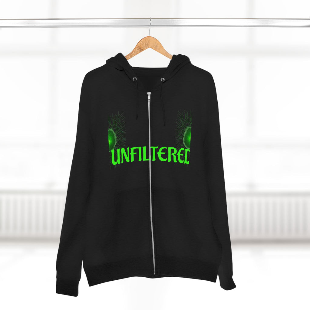 Unisex Zip Hoodie - Unfiltered Vibe