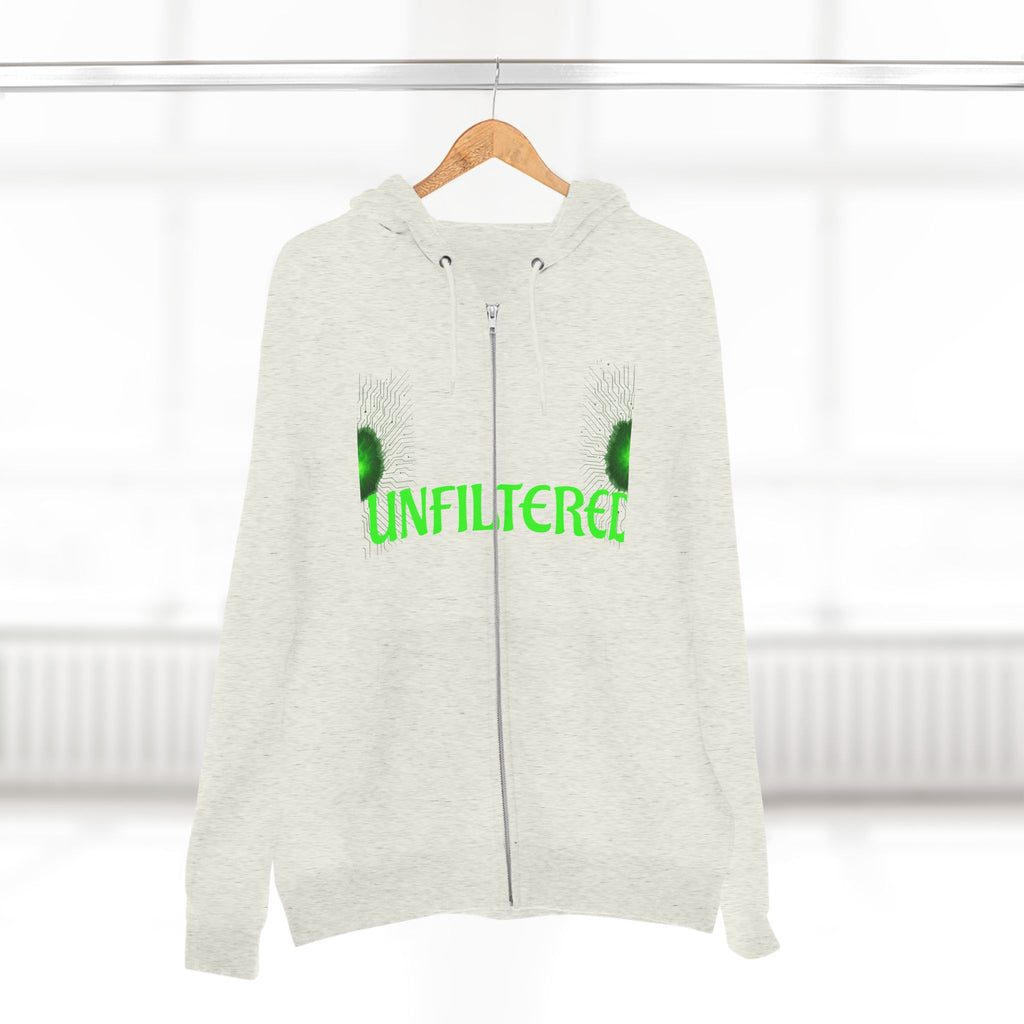 Unisex Zip Hoodie - Unfiltered Vibe