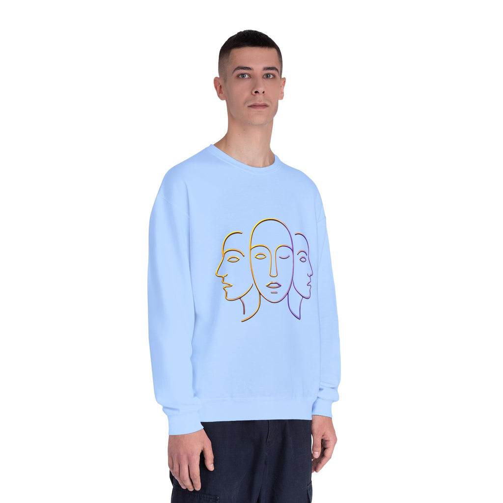 Minimalist Faces & 41 Unisex Crewneck Sweatshirt