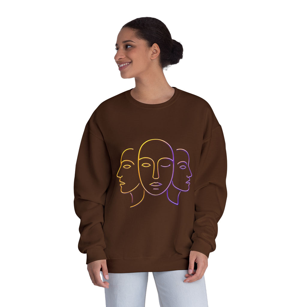 Minimalist Faces & 41 Unisex Crewneck Sweatshirt