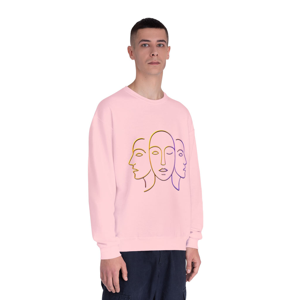 Minimalist Faces & 41 Unisex Crewneck Sweatshirt