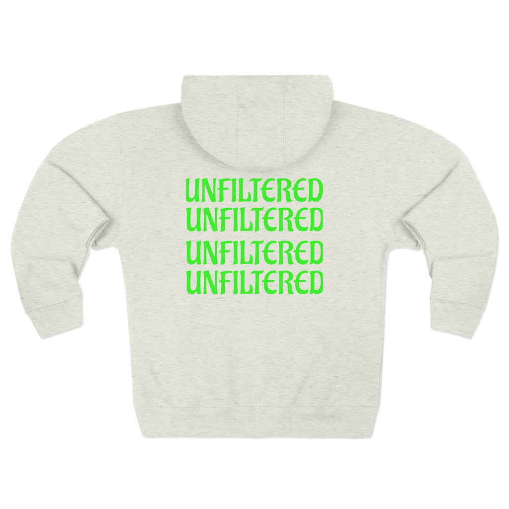 Unisex Zip Hoodie - Unfiltered Vibe