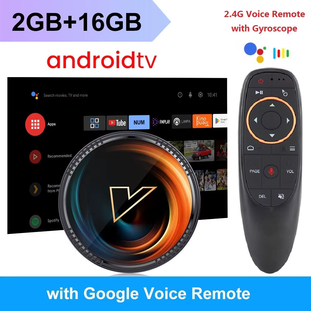 W2 ATV TV Box Android 11 Amlogic S905W2 Support 4K AV1 2.4&5G Wifi BT with Google Voice Remote 2G16G 4G32G 64G Smart TV Box