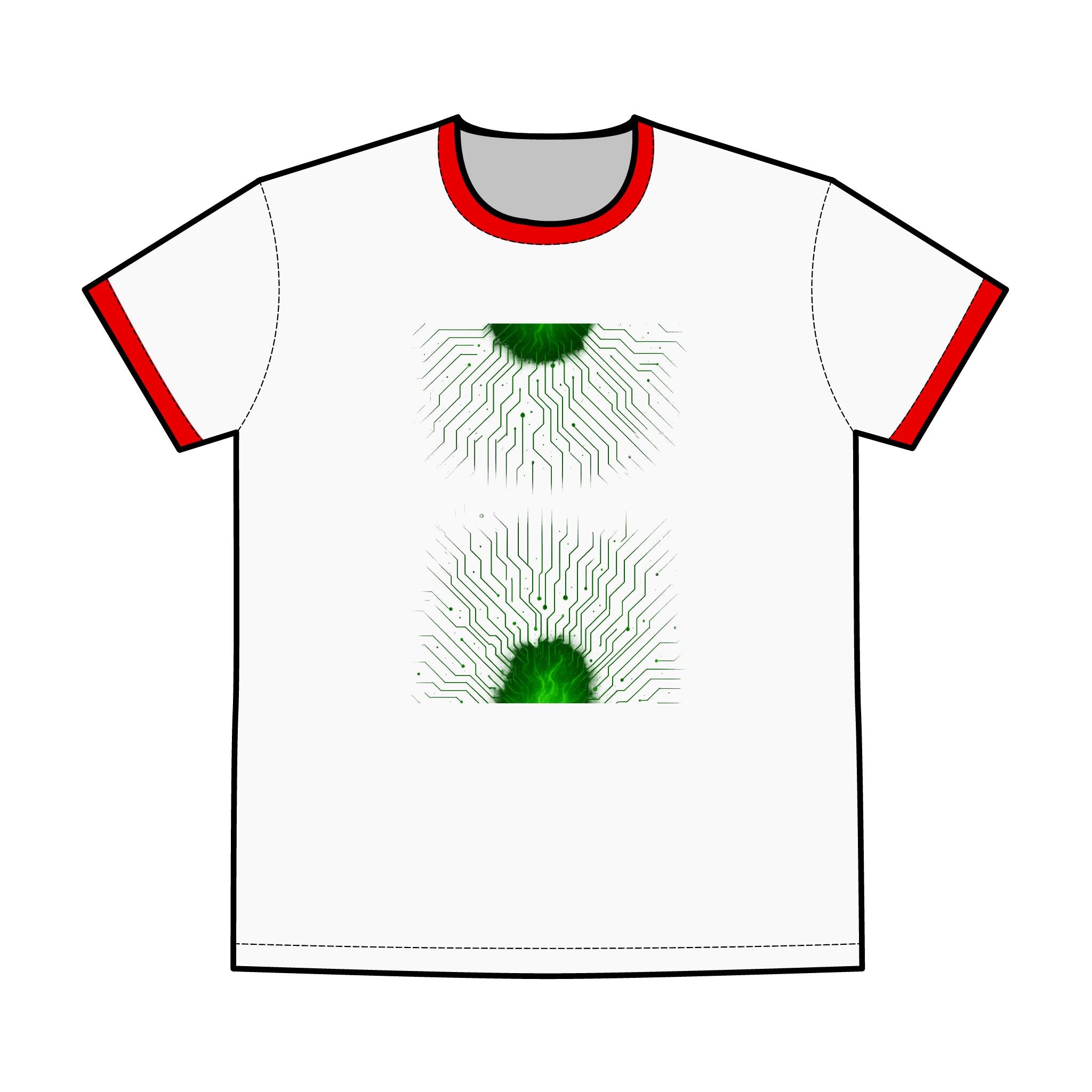 Men's Tech Vibe Ringer Tee - Circuit Design