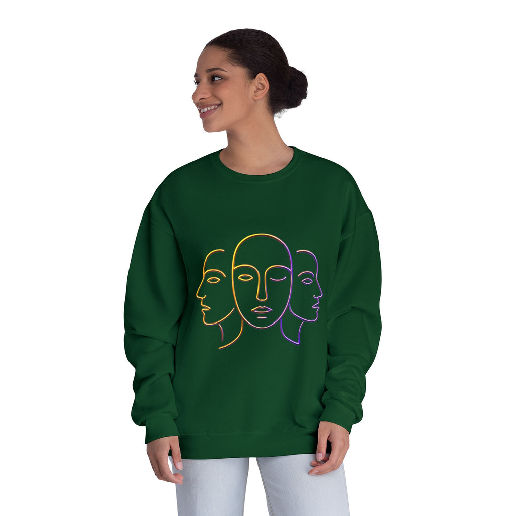 Minimalist Faces & 41 Unisex Crewneck Sweatshirt