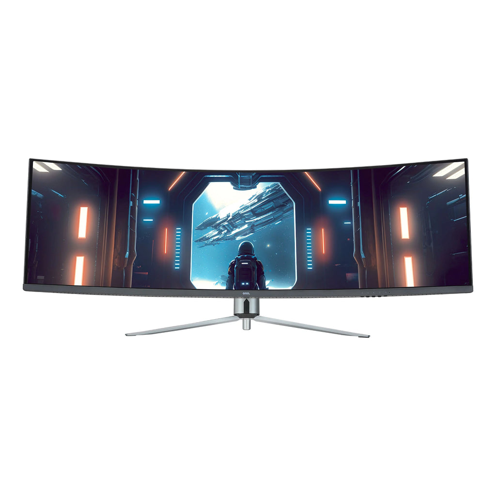 49" 3840 X 1080P Curved Dual FHD Gaming Monitor, Black, 100133225