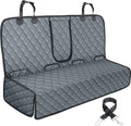 Waterproof Dog Car Seat Cover for Back Seat - Scratch Proof & Nonslip Backing & Bench Seat Cover, Quilted, Padded, Durable Pet Seat Protector for Cars Trucks and Suvs